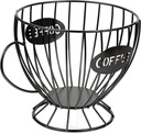Ciieeo Holder Cup Shape Iron Storage Basket for Capsules Home Kitchen Accessory