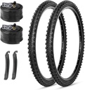 MOHEGIA Mountain Bike Replacement Tire: 26x1.95/26x2.125 inch Folding Bicycle Tire for MTB Dirt Offroad Cycling