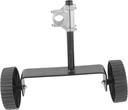 Silent Rubber Lawn Mower Support Wheel Replacement Caster for Outdoor Hand Trucks and Garden Equipment Stainless Steel Bearing Wear-resistant Easy to Install Flexible Rotation