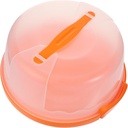 DECHOUS Transparent Plastic Cake Carrier Box Portable Handheld Cake Storage Container Reusable Eco Friendly Baking Storage Case