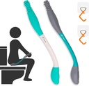 Toilet Aids for Wiping – 15.7 Long Reach Comfort Butt Wiper Tools Self-Help Toilet Butt Wipe Tool, Elderly from Back Surgery