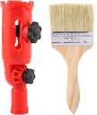 Multi-Angle Paint Brush Extender, High Ceiling Extension Pole Attachments for Paint Brush,Roller, Scraper, Secure Handle Grip, Great for High Ceilings, Corners, Edges