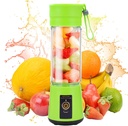 Portable Blender, Personal Blender for Shakes and Smoothies, USB Rechargeable Juicer Mini Blender Cup 380ml (Green)