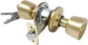 Tesa Assa Abloy 3500U0LM TULIPA Knobs Set for Doors Matte Brass Function 00 TULIPA