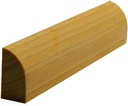 EWQR13 Quarter Round 1/2" x 3/4" Moulding Trim. Unfinished, Maple, 42"