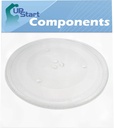 5304464116 Microwave Glass Turntable Plate Replacement for Frigidaire FGMV154CLFA - Compatible with 5304509621 13.5 Inch Glass Tray
