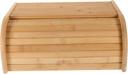 1pc Bamboo Bread Box for Kitchen Storage Bamboo Container for Fresh Bread Snacks More for Home Bakery Shop Organization