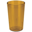 Winco Pebbled Tumblers, 8-Ounce, Amber