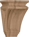 Ekena Millwork COR06X04X09ARRW Arts and Crafts Wood Corbels, 6"W x 4"D x 9"H, Rubberwood