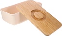 Mobestech Bread Box Lid Bread Bin Cutting Board for Kitchen Counter Kitchen Organizer