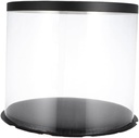 Plastic Cake Packaging Boxes Round Cake Carrier Food Storage Ideal for Parties Bakeries