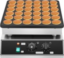 36-Hole Nonstick Electric Pancake Maker, 1000W Non-stick Mini Waffle Maker Commercial Muffin Dorayaki Machine, for Bakery, Home, Kitchen, Restaurant, Leisure Snack Bar