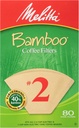 Melitta #2 Cone Coffee Filters, Bamboo, 80 Count