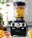 HECMAC 3-Peak HP Blender - 2200W Max/1400W Rated, 68oz BPA-Free Pitcher, 3 Programs, Self-Clean, Tamper - Smoothies, Ice Crush, Frozen Drinks, Food Prep - Home & Commercial, 110V