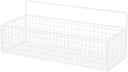 Wire Storage Baskets for Organizing, Wall Hanging Storage Rack Fruit Basket for Kitchen Cabinet Portable Iron Wire Bin Basket Metal Baskets for Vegetable Fruit Onion Potato (White)