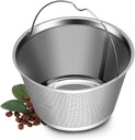 8-12 Cup Reusable Basket Permanent Coffee Filter, Fit 8-12 Cup Mr Coffee, Black & Decker, BUNN, Cuisinart and Hamilton Beach Basket-Style Coffee Filters (Cuisinart Coffee Filter 8~12 cup)