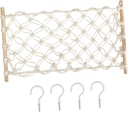 Hanging Fruit Hammock for Kitchen Organization Woven Vegetable Storage Net Bag up Counter Circulation for Stylish Home