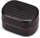 Takenaka Bento Box, Ajiro Bamboo Basket, Oban, Upper Level: 10.1 fl oz (300 ml), Lower Level: 12.8 fl oz (380 ml)