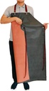 Thick Rubber Apron, 47.2 x 33.5 Inch Waterproof, Long Chemical Resistant, Adjustable for Dishwashing, Cleaning Fish, Gardening, Lab Work, Butcher and Dog Grooming, Grey