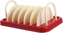 Vertical Dish Rack for Kitchen Plastic Plate Storage Organizer Pot Lid Holder Modern Aesthetic Design