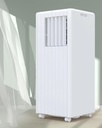 Portable Air Conditioners with Remote Control, 8000 BTU Air Conditioner Portable, 3-IN-1 Quiet AC Unit, 2 Speeds, 24H Timer,Energy Savings for Room Bedroom Office, White