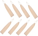 PRETYZOOM 10-Pack Drawstring Utensil Holder Bags Portable Cotton Cutlery Storage Pouches for Chopsticks Spoons Straws for Parties and Travel