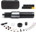 HOTO Cordless Rotary Tool Kit, Brushless Motor, 25000RPM, 5 Variable Speed, 35 Accessories, LED Light, USB-C Rechargeable, for 3D Printer Sanding, Polishing, Drilling, Carving, Cutting DIY Crafts