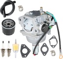 32-853-12-S Carburetor - Replacement for Kohler models 32-853-08, 32-853-06, 32-853-04; compatible with SV830, SV740, SV735, SV730, SV725, SV710 engines (23-27 HP) for lawn tractors and mowers.
