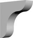Ekena Millwork BKT03X10X11FE 3-Inch W x 10 1/2-Inch D x 11 1/4-Inch H Federal Bracket
