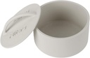 Coffee Filter Storage Holder Light Weight Silicone Holder Anti Dust Round Coffee Filter Dispenser for Home Coffee Shop (Grey)