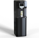 2-in-1 Bottom Loading Water Dispenser with Ice Maker for 3 or 5 Gallon Bottle, Built-in Bullet Ice Machine Cold Room Water Cooler Indoor, 18lbs/24H, NO HOT Water
