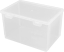 Cabilock Bread Storage Box Lid Transparent Crisper Container for Bread Preservation for Kitchen Organization and Keeping Food Fresh