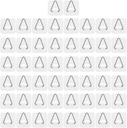 100pcs Invisible Plate Hangers Multi-use Vertical Dish Holders for Small Plates for Kitchen Display and Storage