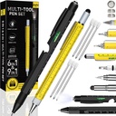 Gifts for Men, Multitool Pen Set 2pcs Multi-Tool Pens Birthday Gifts for Men Dad Gifts for Dad Him Boyfriend Husband Boss, Cool EDC Tools Gadgets Mens Gifts for Anniversary Christmas Stocking Stuffers