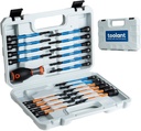 toolant 21pcs Extra Long Nut Driver Bit Set, SAE/Metric Magnetic Nut Driver Set with Replacement Handle