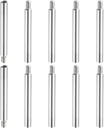 PATIKIL 10 Pcs M5x60+8mm Stainless Steel Standoff Extension Posts Screws,Metric Male Female Thread Adapters Spacer for PCB,Quadcopter Drone,Computer & Circuit Board Assortment Kit