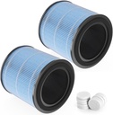 2-Pack AP0601 Replacement Filter Compatible with AIRTOK AP0601 Purifier, Part # AP0601-RF, with Aromatherapy Tablets