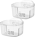 Ginger Garlic Storage Basket Set 2pcs Wall Hanging Baskets Vegetable Fruit Organizer Decorative Kitchen Accessory Suitable for Home Restaurant