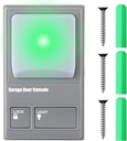 Multifunction Control Panel, Wired Replacement Panel Wall Keypad Button Compatible with Liftmaster 41A5273-1 78LM Garage Door Opener (Grey)
