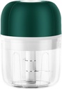 Electric Garlic Chopper Mini Food Processor Wireless Garlic Mincer Easy to Clean Compact Size for Cooking