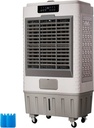 Portable Air Conditioners, Evaporative Cooler, with Remote and 12H Timer, 45L/10bal Water Tank, 3 Speeds, for Backyard, Garage, Patio