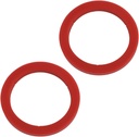 2PCS E61 Silicone Group Gasket 8mm Grouphead Gasket Replacement for Gaggia Coffee Machines Grouphead