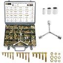 752Pcs Nuts and Bolts Assortment Kit, 15 Sizes Includes 1/4-20 5/16-18 3/8-16, SAE Grade 5 Alloy Steel Hex Cap Screws Nuts Washers with Wrenches Assortment Kit THLSTZ536pcs