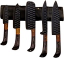 MDM Handmade Viking Knife Set, kitchen appliances, Viking Cutlery Set Viking knives Damascus Steel Kitchen Knife Set of 5pcs With sheath Chef knife set Chef Knives set Kitchen Gadgets