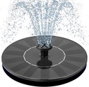 Mademax 1W Solar Bird Bath Fountain Pump, Solar Fountain with 4 Nozzle, Free Standing Floating Solar Powered Water Fountain Pump for Bird Bath, Garden, Pond, Pool, Outdoor