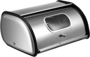 Stainless Steel Bread Box with Window for Kitchen Countertop Airtight Multi Function Bread Organizer with Capacity for Home and Bakery