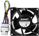 2025 Upgraded OEM WR60X26866 Refrigerator Evaporator Fan Motor, Compatible with GE Refrigerator, Replace V80E14MS2A3-57A611, WR60X10341, WR60X10356, WR60X10357, etc.