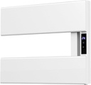 Electric Heated Towel Warmer Rack - Wall-Mounted with Timer & Temperature Control, Plug-in/Hardwired, Fast Heating, Smart Touch Panel