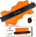 TOOLIFE Contour Gauge,Christmas Gifts for Men Dad Husband,Woodworking Tools for Flooring Carpentry, Stocking Stuffers for Him, Anniversary Birthday ideas, Shape Duplicator Cool Gadgets(10Inch)
