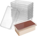 Tiramisu Cake Box 10 Pack Pet Material Treat Boxes for Baking Mousse Dessert